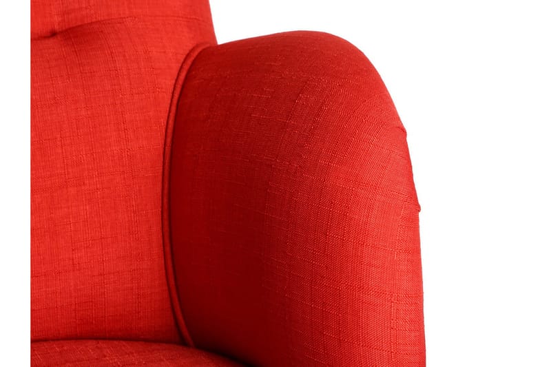 Brandn Fåtölj med Armstöd - Röd - Möbler - Stolar & fåtöljer - Fåtölj