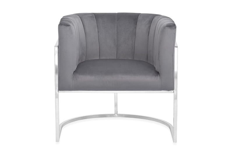 Breitsprecher Fåtölj Sammet, Grå
