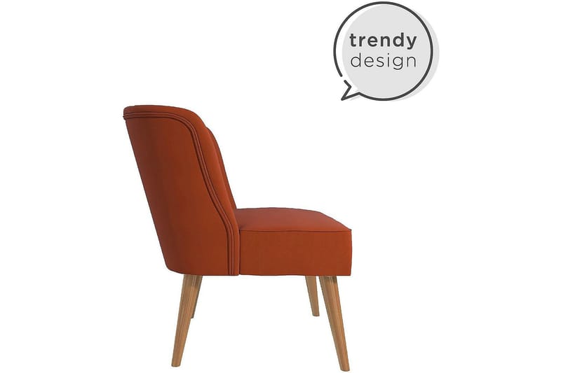 Brittany Fåtölj Linneorange - Novogratz - Möbler - Stolar & fåtöljer - Fåtölj - Fåtölj utan armstöd