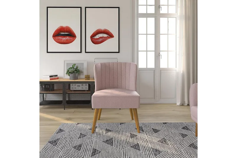 Brittany Fåtölj Linnerosa - Novogratz - Möbler - Stolar & fåtöljer - Fåtölj - Fåtölj utan armstöd