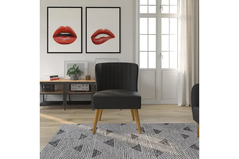 Brittany Fåtölj Mörklinnegrå - Novogratz - Möbler - Stolar & fåtöljer - Fåtölj - Fåtölj utan armstöd