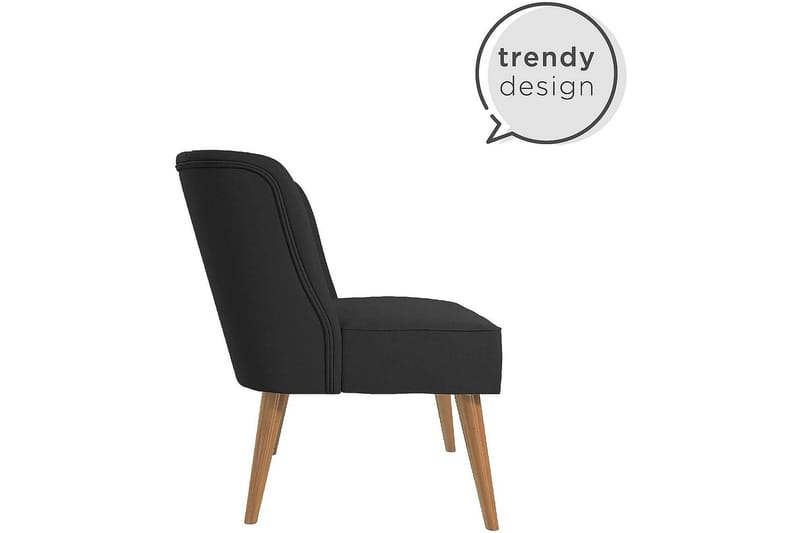 Brittany Fåtölj Mörklinnegrå - Novogratz - Möbler - Stolar & fåtöljer - Fåtölj - Fåtölj utan armstöd