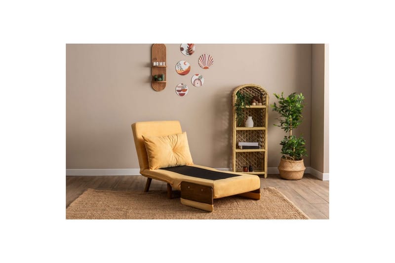 Canelo Bäddfåtölj - Senapsgul Gul - Möbler - Soffa - Bäddsoffa