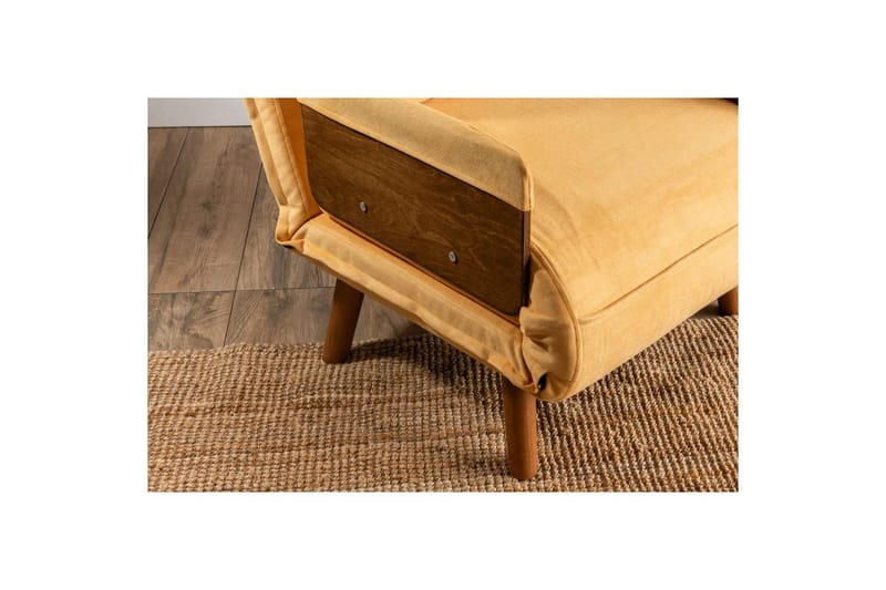 Canelo Bäddfåtölj - Senapsgul Gul - Möbler - Soffa - Bäddsoffa