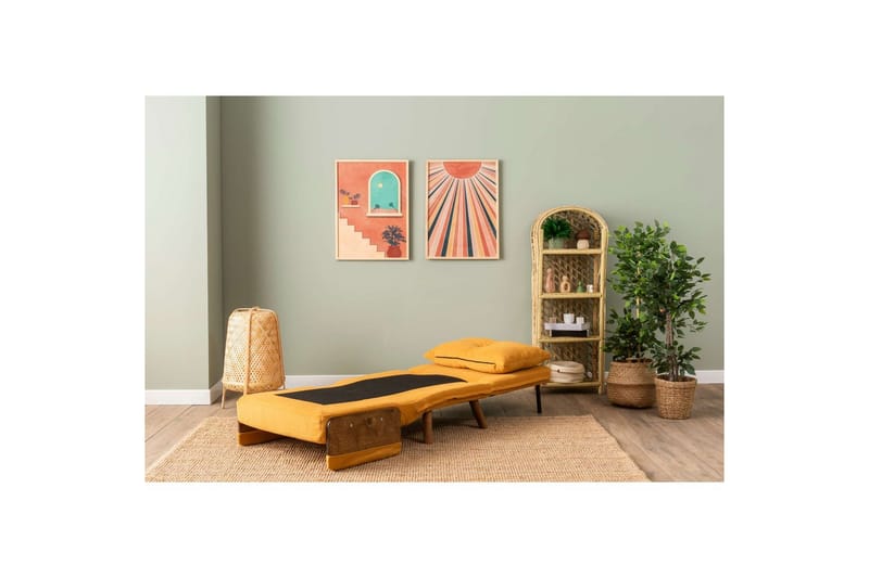 Canelo Bäddfåtölj - Senapsgul Gul - Möbler - Soffa - Bäddsoffa