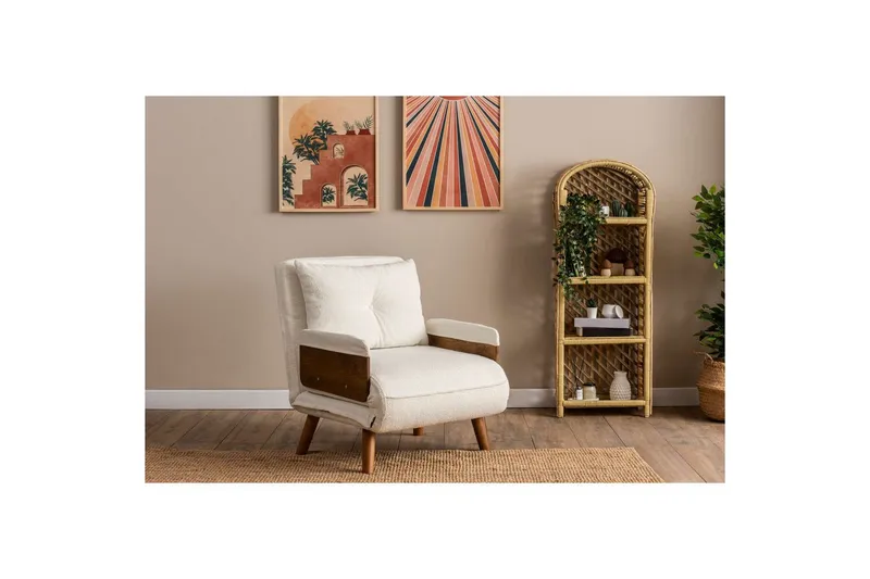 Canelo Bäddfåtölj - Vit - Möbler - Soffa - Bäddsoffa