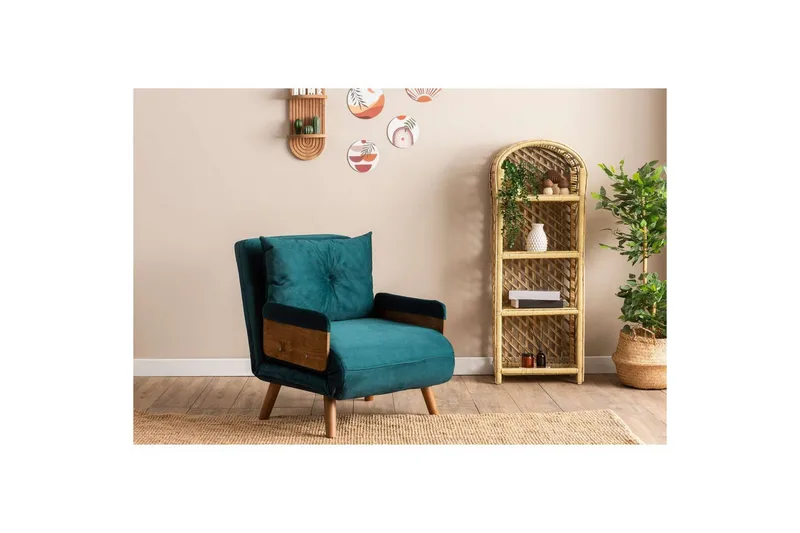 Canelo Bäddfåtölj - Petrol Grön - Möbler - Soffa - Bäddsoffa