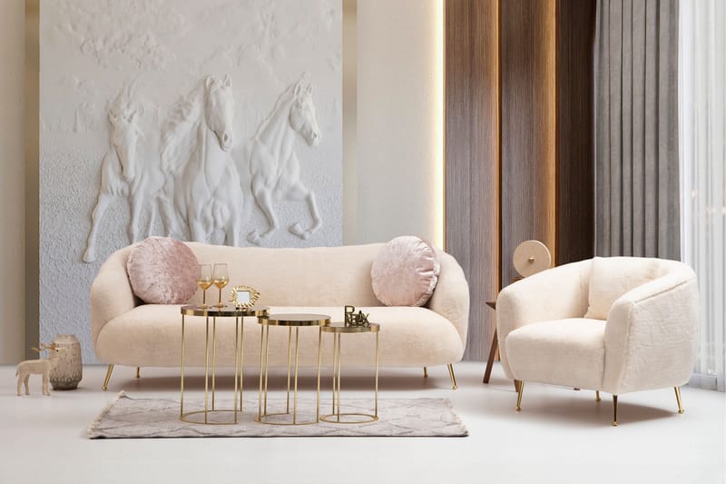 Caraquet Fåtölj - Beige - Möbler - Stolar & fåtöljer - Fåtölj