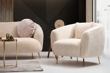 Caraquet Fåtölj - Beige - Möbler - Stolar & fåtöljer - Fåtölj