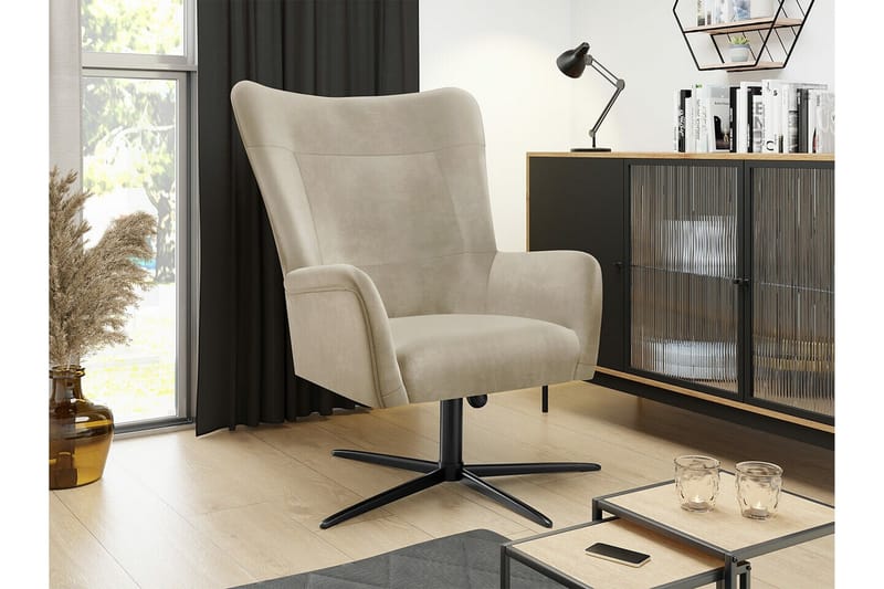 Carney Fåtölj beige - Möbler - Stolar & fåtöljer - Fåtölj