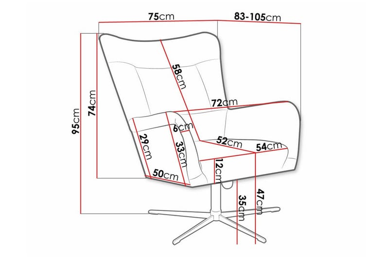 Carney Fåtölj Dark green - Möbler - Stolar & fåtöljer - Fåtölj