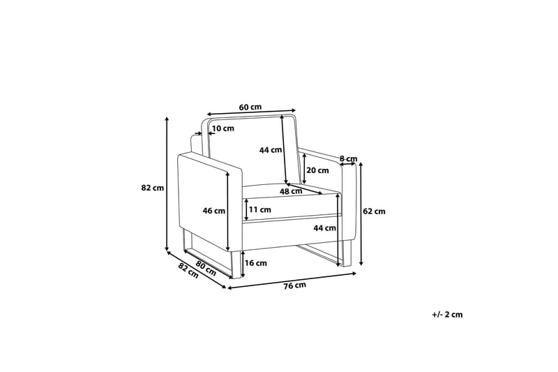 Cartland Fåtölj - Manchester/Grå - Möbler - Stolar & fåtöljer - Fåtölj