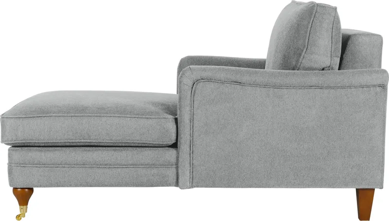 Chaiselounge Howard Watford Deluxe - Grå - Grå - Möbler - Stolar & fåtöljer - Fåtölj - Schäslongfåtölj & divanfåtölj