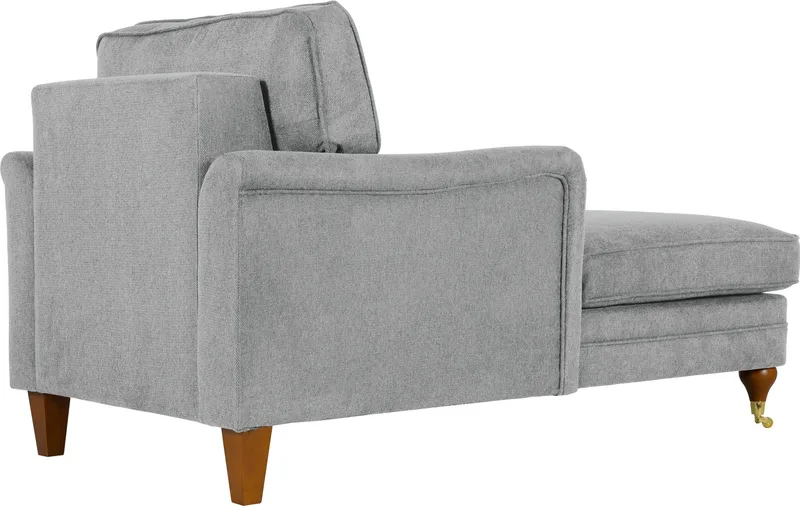 Chaiselounge Howard Watford Deluxe - Grå - Grå - Möbler - Stolar & fåtöljer - Fåtölj - Schäslongfåtölj & divanfåtölj