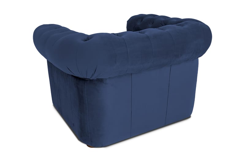 Chesterfield Deluxe Fåtölj - Marinblå - Möbler - Stolar & fåtöljer - Fåtölj - Chesterfield fåtölj