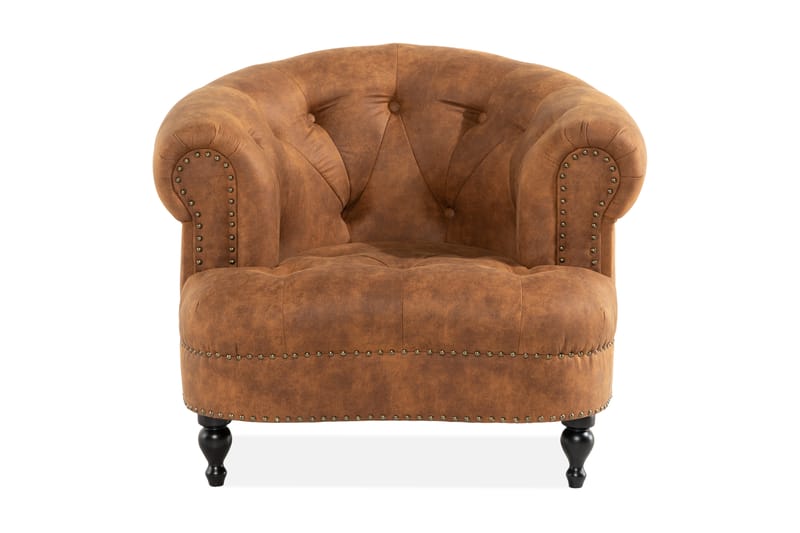 Castelano Fåtölj - Beige - Chesterfield fåtölj