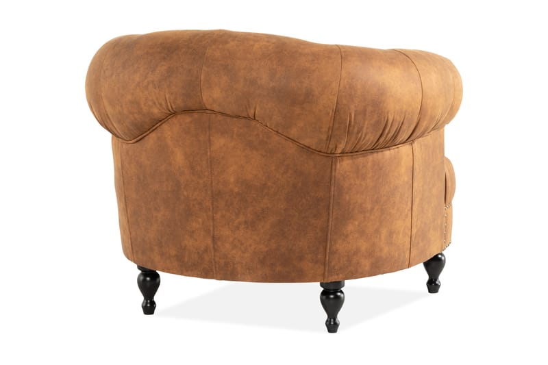 Castelano Fåtölj - Beige - Chesterfield fåtölj