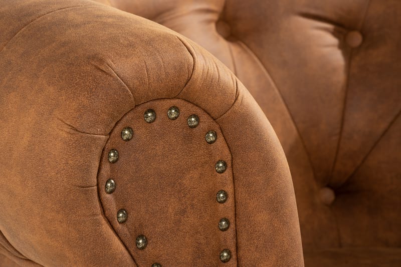 Castelano Fåtölj - Beige - Chesterfield fåtölj