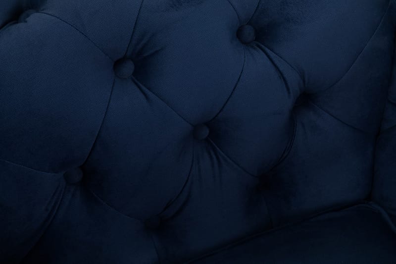 Chesterfield Deluxe Fåtölj - Petrolblå Sammet - Möbler - Stolar & fåtöljer - Fåtölj - Chesterfield fåtölj