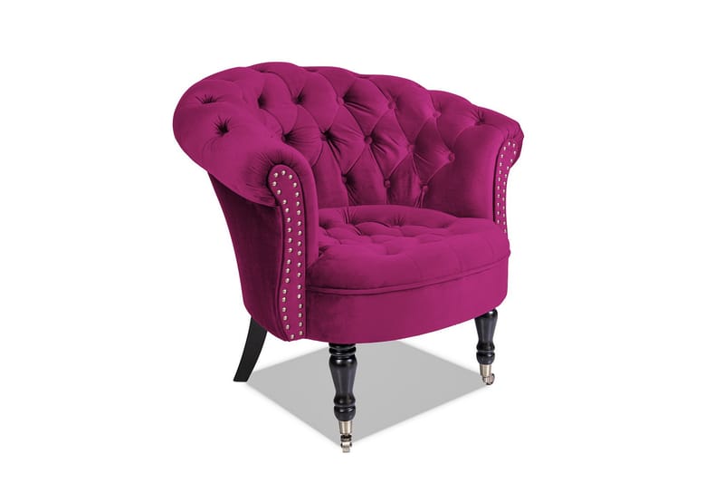 Chesterfield Ludovic Fåtölj - Cerise - Chesterfield fåtölj