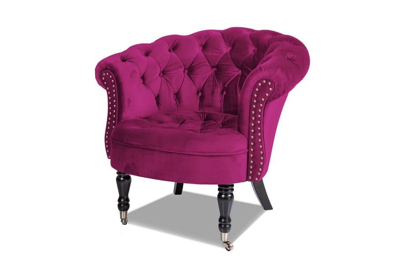 Chesterfield Ludovic Fåtölj - Cerise - Chesterfield fåtölj