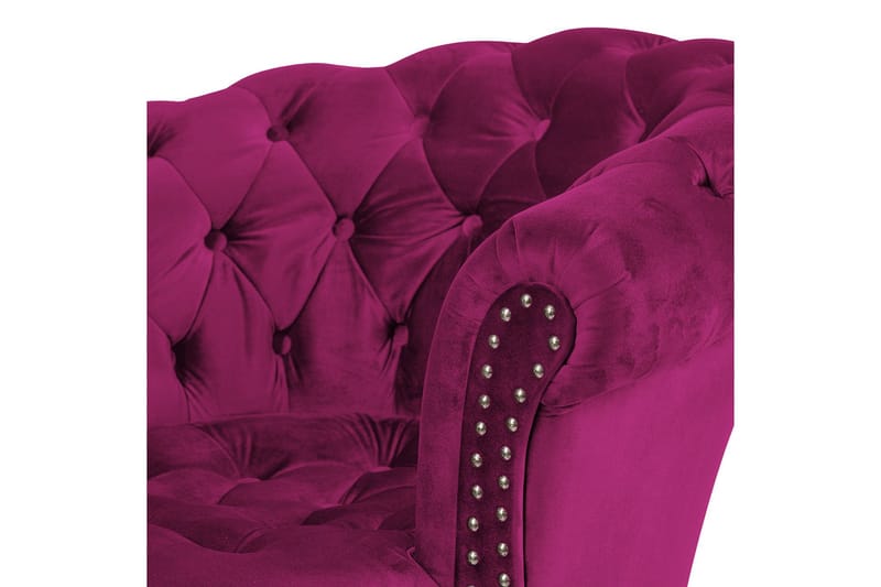 Chesterfield Ludovic Fåtölj - Cerise - Chesterfield fåtölj