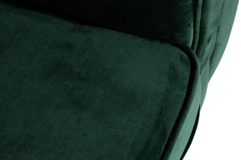 Chesterfield Lyx Stor skön djup sammetsfåtölj - Fåtölj till vardagsrum - Mörkgrön Sammet - Möbler - Stolar & fåtöljer - Fåtölj - Chesterfield fåtölj