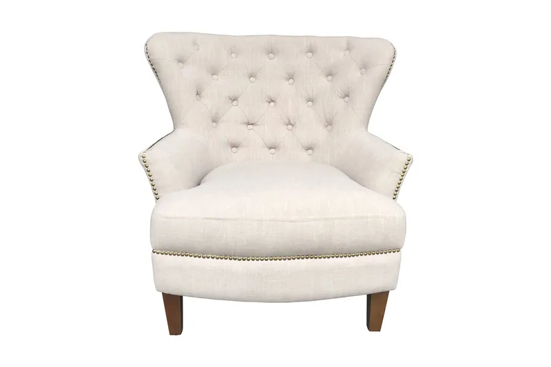 Fåtölj Holmes 79x85xh98 cm Beige - Möbler - Stolar & fåtöljer - Fåtölj - Chesterfield fåtölj