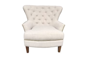 Fåtölj Holmes 79x85xh98 cm Beige - Möbler - Stolar & fåtöljer - Fåtölj - Öronlappsfåtölj