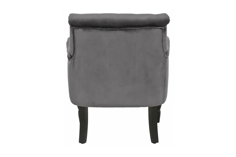 Naoki Sammetsfåtölj - Grå - Möbler - Stolar & fåtöljer - Fåtölj - Chesterfield fåtölj