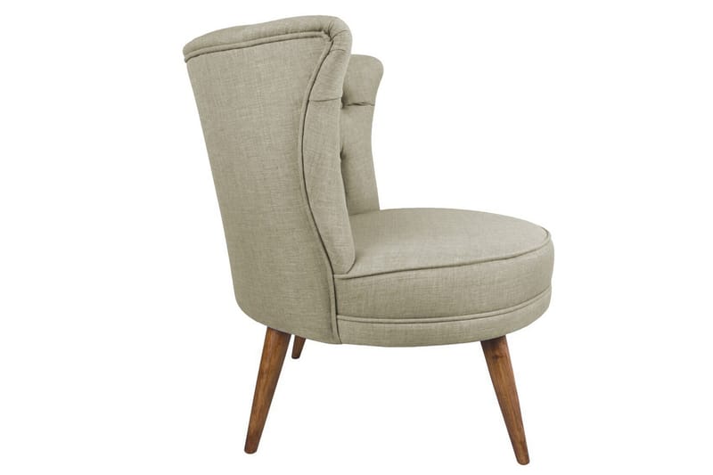 Vollbracht Fåtölj utan Armstöd - Grå - Möbler - Stolar & fåtöljer - Fåtölj - Chesterfield fåtölj