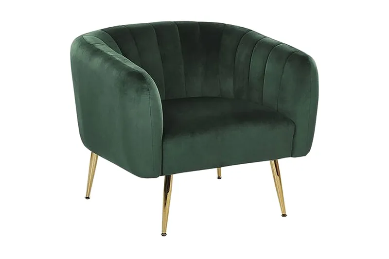Amania Fåtölj, Sammet/Grön