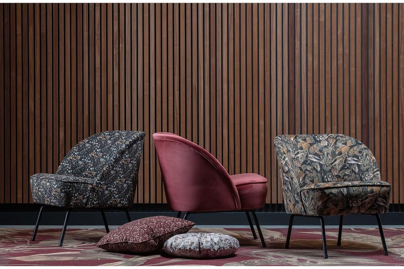 Bastien Fåtölj - Sammet/Svart - Möbler - Stolar & fåtöljer - Fåtölj - Clubfåtölj