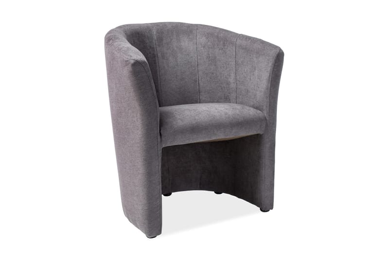 Jermuk Clubfåtölj, Grå/Bokträ