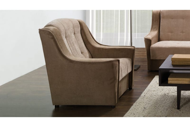 Niagara Fåtölj 83x90x93 cm - Beige/Brun - Möbler - Stolar & fåtöljer - Fåtölj - Clubfåtölj