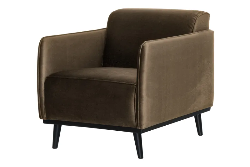 Statement Sammetsfåtölj - Taupe - Möbler - Stolar & fåtöljer - Fåtölj - Clubfåtölj