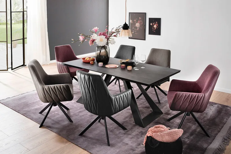 Thailan Karmstol - Antracit - Möbler - Stolar & fåtöljer - Fåtölj - Clubfåtölj