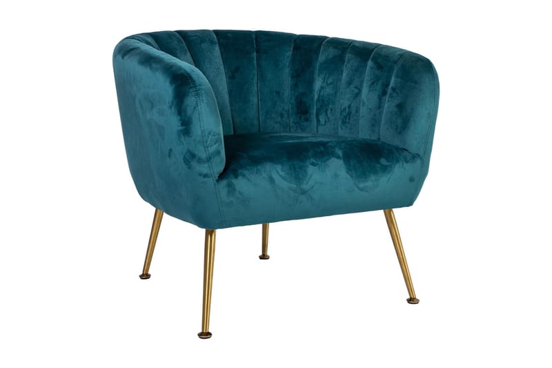 Tucker Karmstol - Grön/Sammet - Möbler - Stolar & fåtöljer - Fåtölj - Clubfåtölj