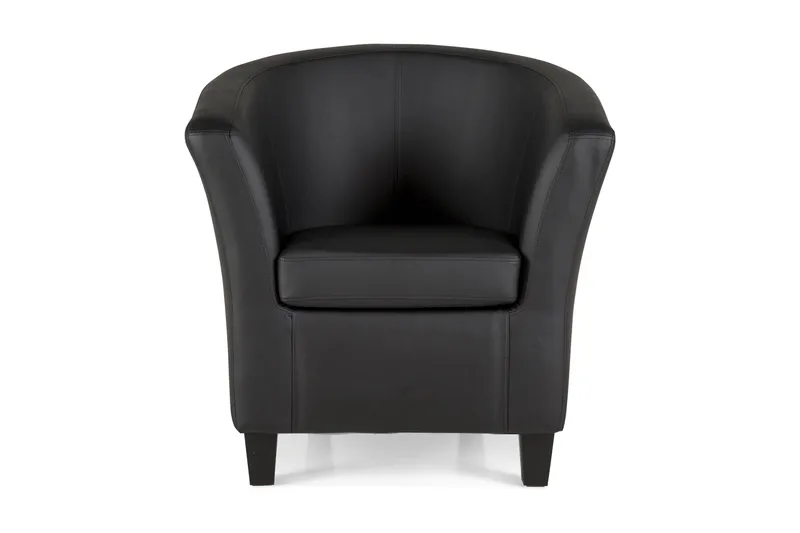 Vegas Clubfåtölj Konstläder - Svart - Möbler - Stolar & fåtöljer - Fåtölj - Clubfåtölj