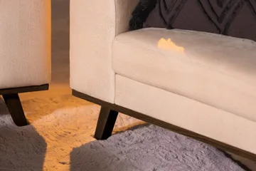 Copenhagen Fåtölj i Sammet - Beige - Möbler - Stolar & fåtöljer - Fåtölj