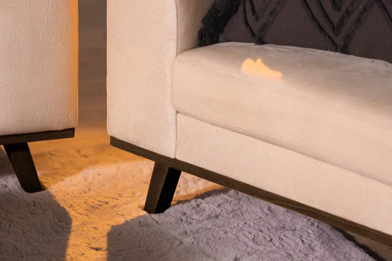 Copenhagen Fåtölj i Sammet - Beige - Möbler - Stolar & fåtöljer - Fåtölj