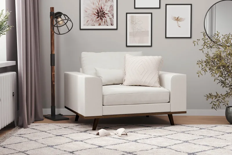 Copenhagen Fåtölj - Linnebeige - Möbler - Stolar & fåtöljer - Fåtölj