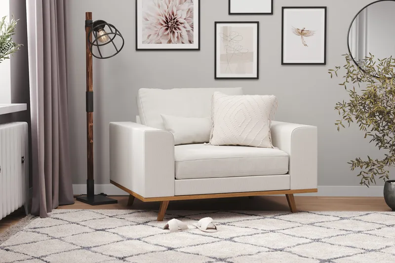 Copenhagen Fåtölj - Linnebeige - Möbler - Stolar & fåtöljer - Fåtölj