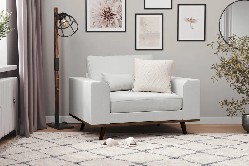 Copenhagen Fåtölj - Linnegrå - Möbler - Stolar & fåtöljer - Fåtölj