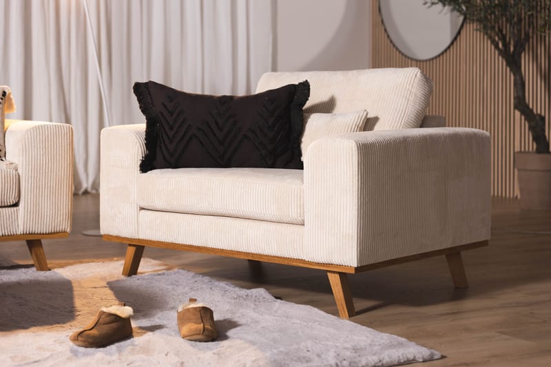 Copenhagen Fåtölj Manchester - Beige - Möbler - Stolar & fåtöljer - Fåtölj