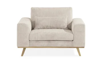 Copenhagen Fåtölj Manchester - Beige - Möbler - Stolar & fåtöljer - Fåtölj