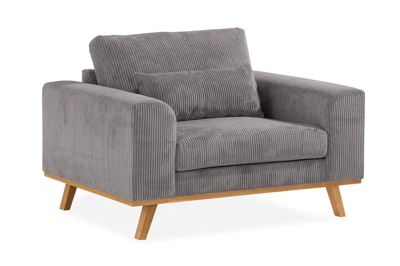 Copenhagen Fåtölj Manchester - Grå - Möbler - Stolar & fåtöljer - Fåtölj