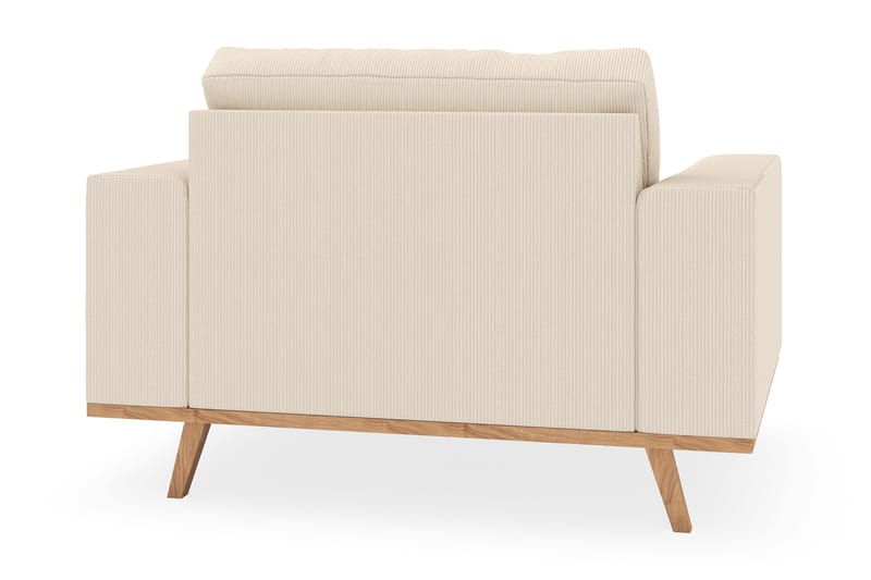 Copenhagen Fåtölj med fotpall - Ljusbeige - Möbler - Stolar & fåtöljer - Fåtölj - Fåtölj med fotpall