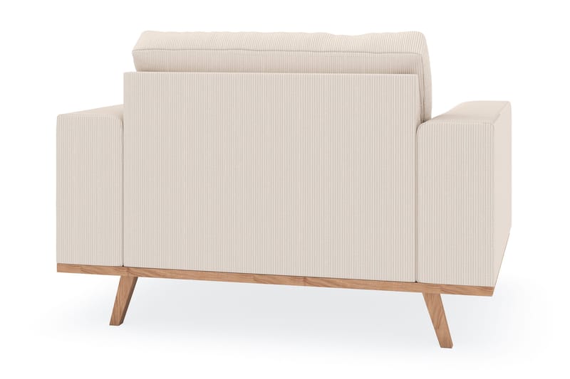 Copenhagen Fåtölj med fotpall - Ljusbeige - Möbler - Stolar & fåtöljer - Fåtölj - Fåtölj med fotpall