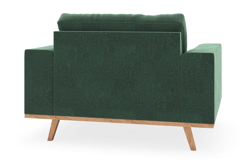 Copenhagen Fåtölj med fotpall - Mörkgrön - Möbler - Stolar & fåtöljer - Fåtölj - Fåtölj med fotpall